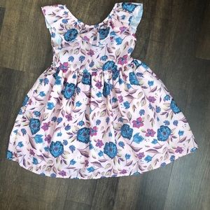 Toddler girl sleeveless floral dress. 4T
